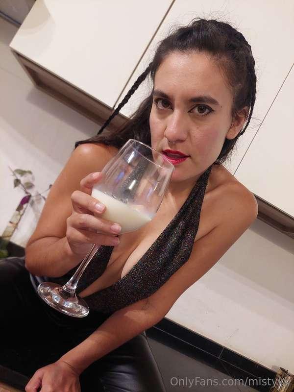 I'm going to drink YOUR BIG CUM now !!!!