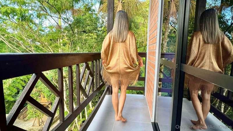 Sequence showing me on the Resort balcony 🔥🙈💕