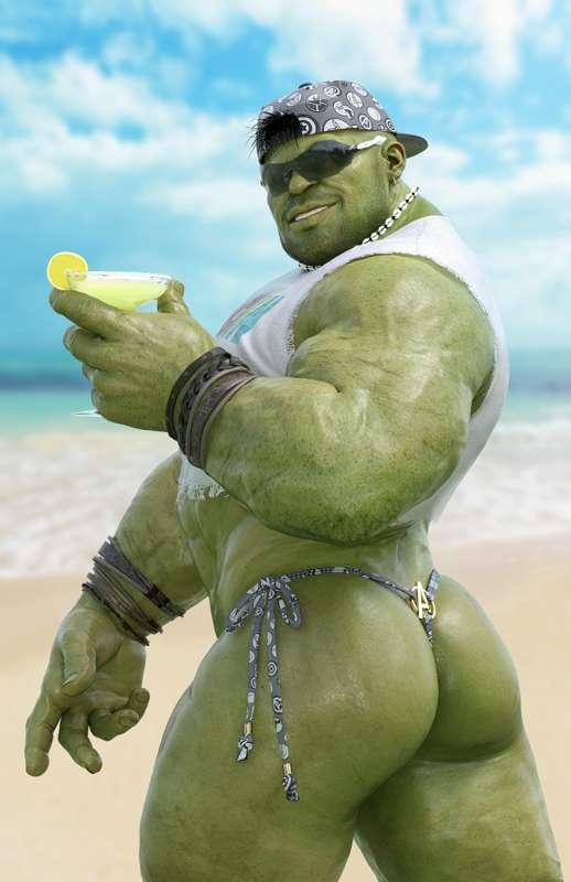 Hulk Beach Himbo