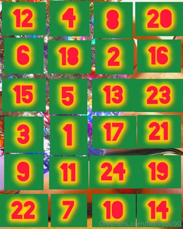 The Advent calendar is back from tomorrow! 🎅🎁🦌🍗🌟☃️🎄First to ..
