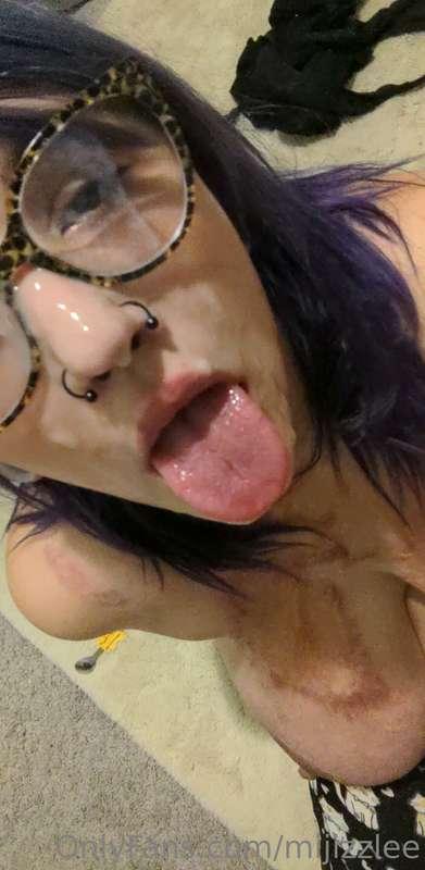 I love being covered in cum !
