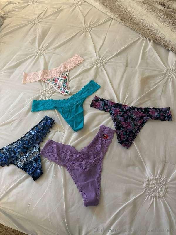 Additional panties are up for sale!   DM me for more details..