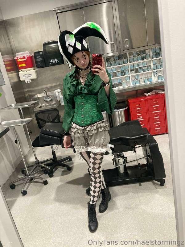 Not a nude but here is me in my costume:)