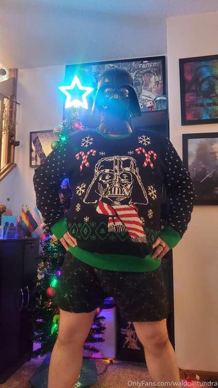 Is it vain if my ugly sweater has my face on it?  Cum to the..