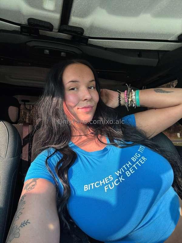 let’s do it in my new car 🩵