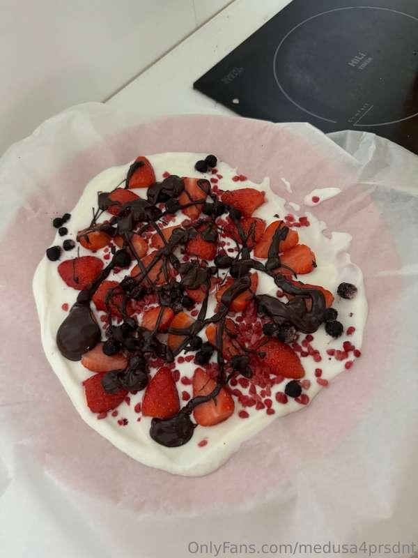 A light and so delicious little dessert 🍮