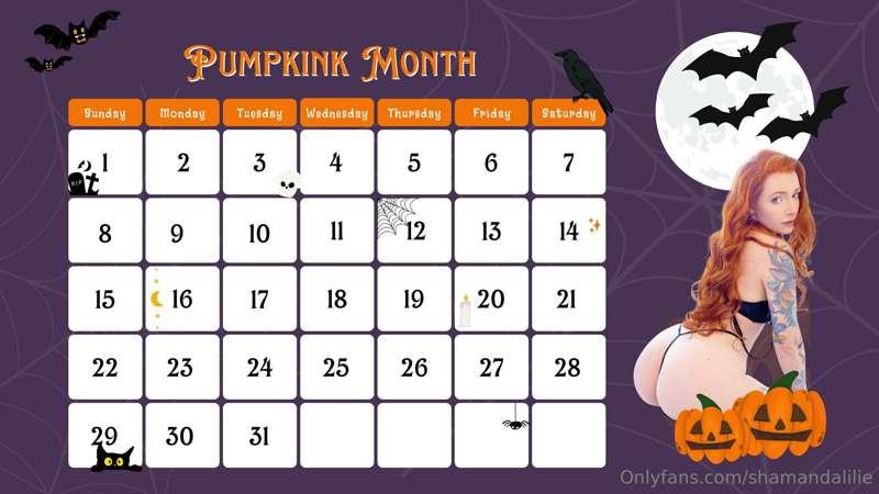 🎃 ***PUMPKINK MONTH*** 🎃

**Each day:** $15
**Whole month:**..