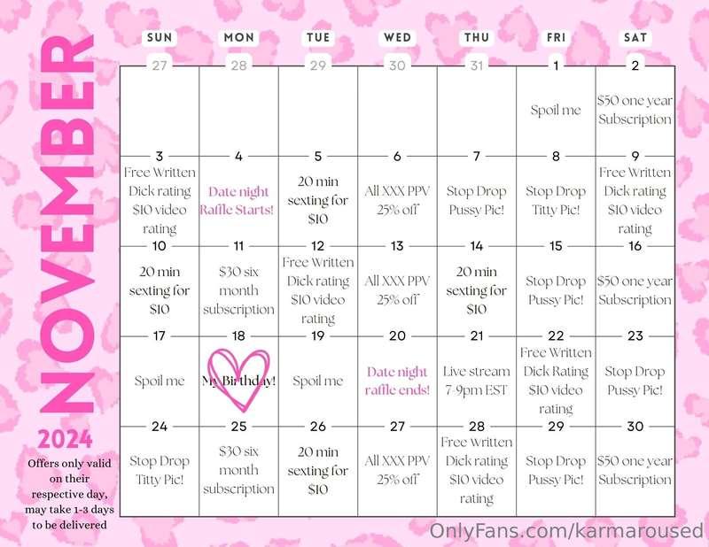 Lets have some fun this month 😉