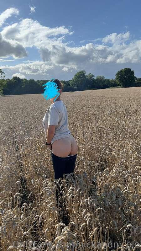 Fancy bending me over and fucking me in the fields?