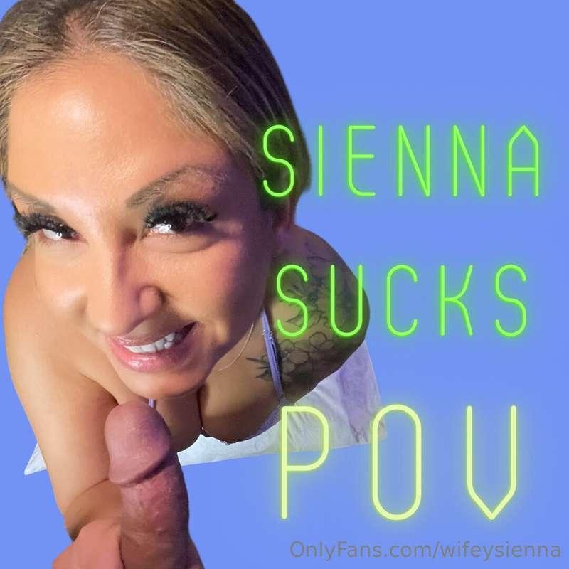 ## Sienna Sucks POV watch me suck pov for nine minutes - wan..