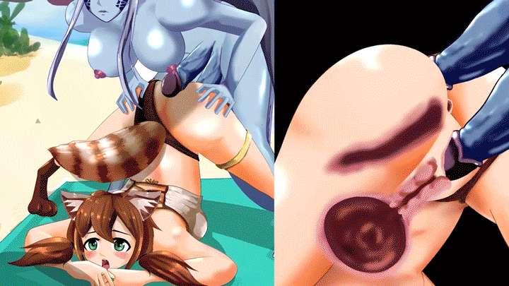 Jack-O pose girl hit from behind
