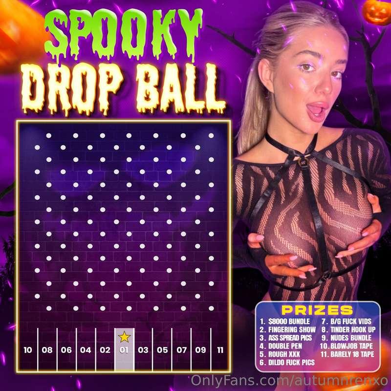 🎃👻 𝐒𝐏𝐎𝐎𝐊𝐘 𝐃𝐑𝐎𝐏 𝐁𝐀𝐋𝐋 👻🎃💣 𝘛𝘐𝘗 & 𝘗𝘓𝘈𝘠 𝘕𝘖𝘞 💣 Get ready to bust y..