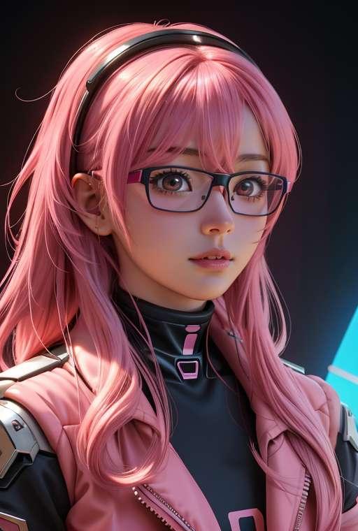 pink punk girl