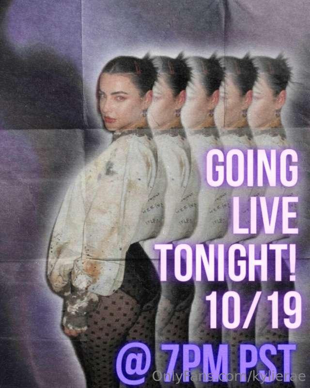 **GOING LIVE TONIGHT @ 7PM PST !!**

I have something reeeea..