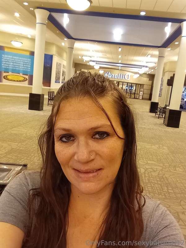 At the mall shopping for new stuff to wear for you! Do you w..