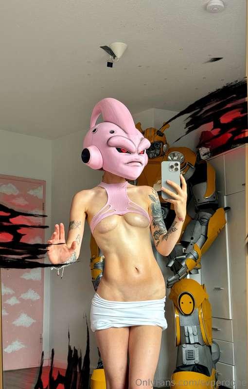 Oiled up Kid Buu tears all his clothes apart😤 I just finishe..