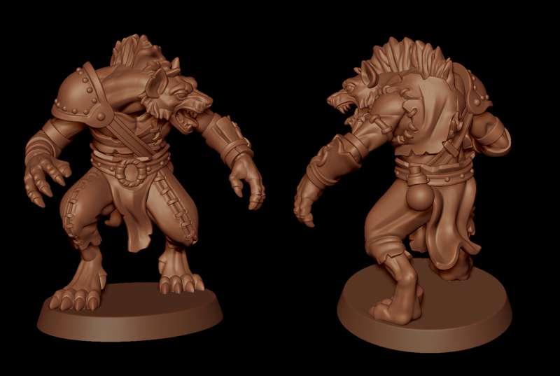 December teaser : Gnoll warrior 01