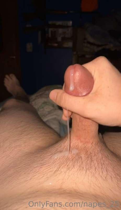 Clean me up … or use my cum to help slip it in and make me c..