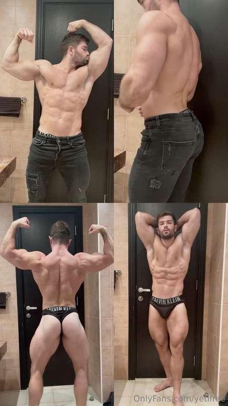 Video 45This video is for my muscle fans💪🏻😏 I start flexing ..