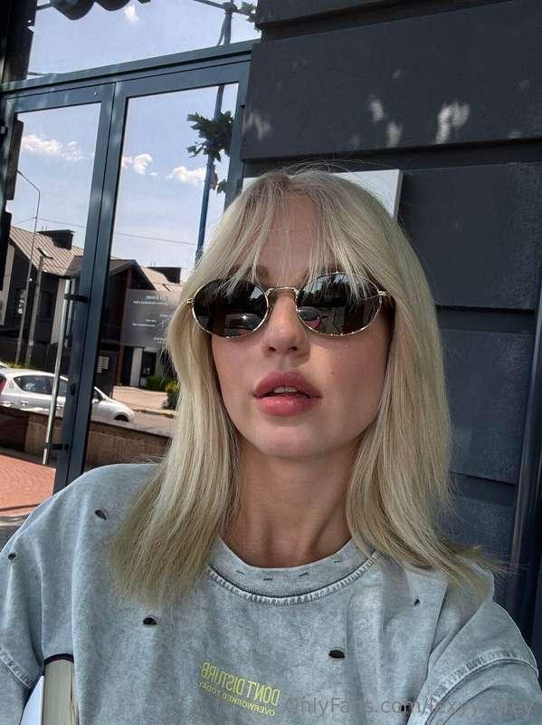 Just got a fresh haircut with flirty bangs and a bold short ..
