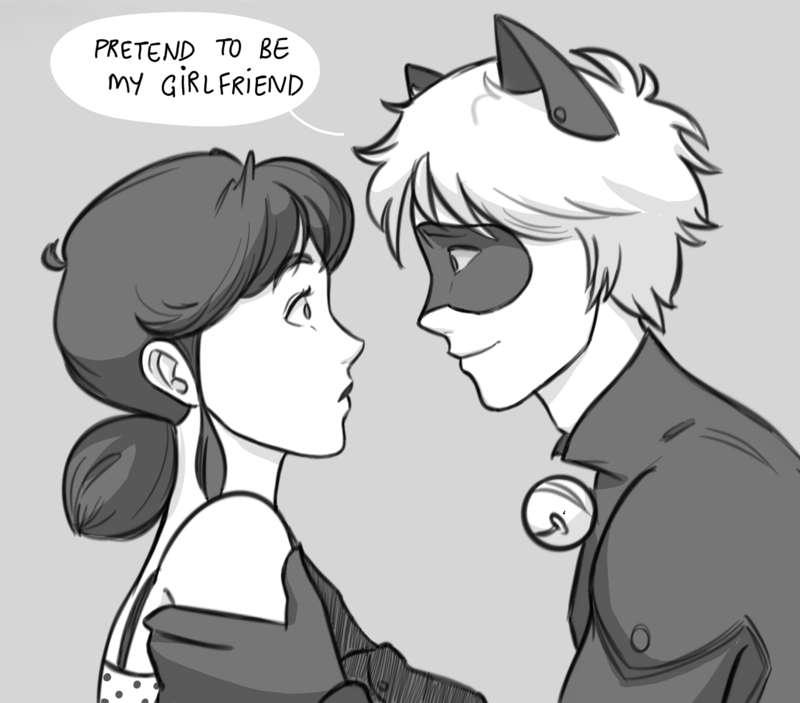 Silly marichat comic