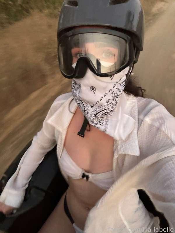 Day 2 of Costa Rica! 🏖️ 
- Took our ATV’s on a ride to a beautiful town! (Got extremely dirty 😆 my white swimsuit is now brown) 
- Hiked our way up to a waterfall 
- Got EXTREMELY naughty by the waterfall 😉 🤭 
- Got a golden shower by one of my GFs 🍋 
- Took lots of 🌶️ things today 
- Got locked out of an Airbnb 😆 🙈 