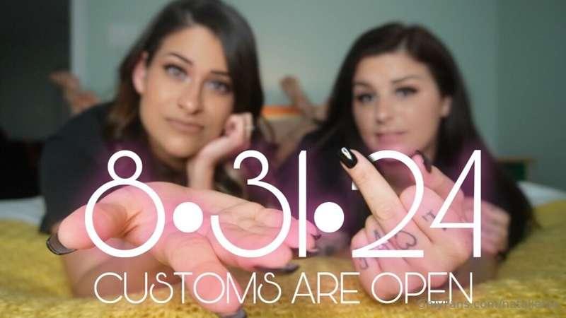 Double customs are open! Even better, they’re open regularly..