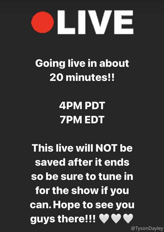 If we’re having fun on there I’ll gladly stay live tonight f..