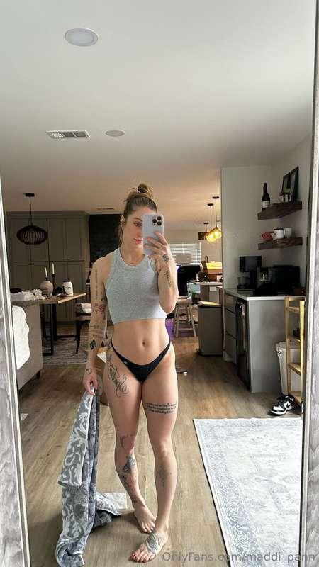 which should I take off first... my top or panties?