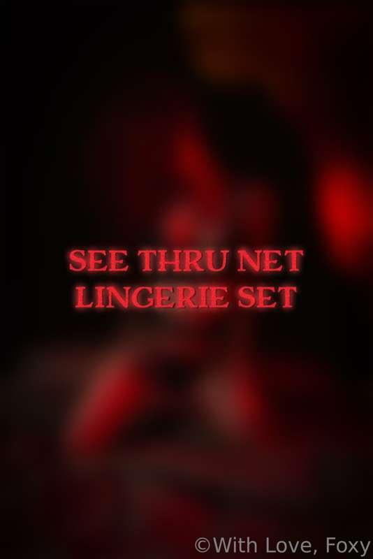 🔥 ***SEE THRU NET LINGERIE, RED LIGHTS, BDSM VIBE*** 🔥
Tell ..