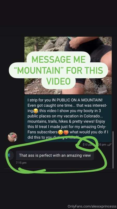 Did you miss me showing my booty in public?!🍑 Message me “mo..