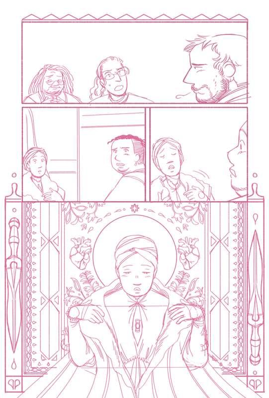 Map of the Heart | Process | Pencils | Pages 16-21