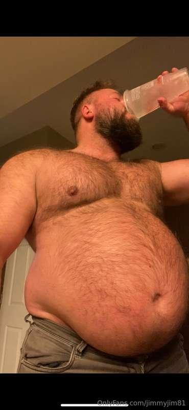 You want to come stuff dad’s big heavy gut