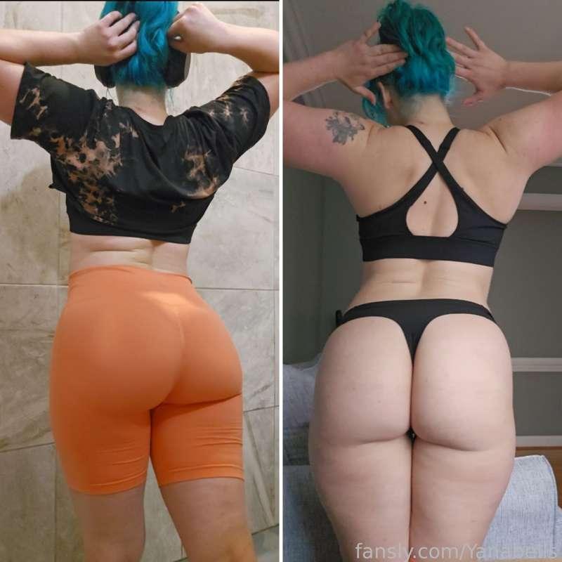 Worked glutes and hams at the gym today and now I'm all sweaty and tired 😩💦 there's also something about working legs that gets me all worked up too 🥵 
------------------
#fyp #workout #sweat #sweaty #thong #ass #thighs