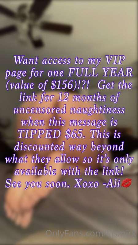 Want access to my VIP page for one FULL YEAR!?!  Get the lin..