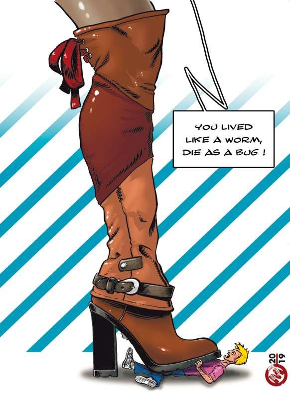 Brown boot and giantess way of life 