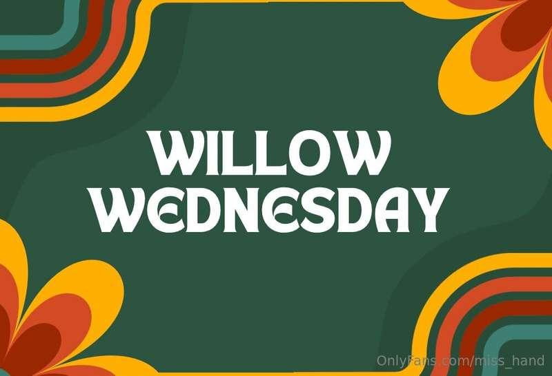 *i made a banner*🥰
**CLOSED**

tomorrow is ***Willow Wednesd..