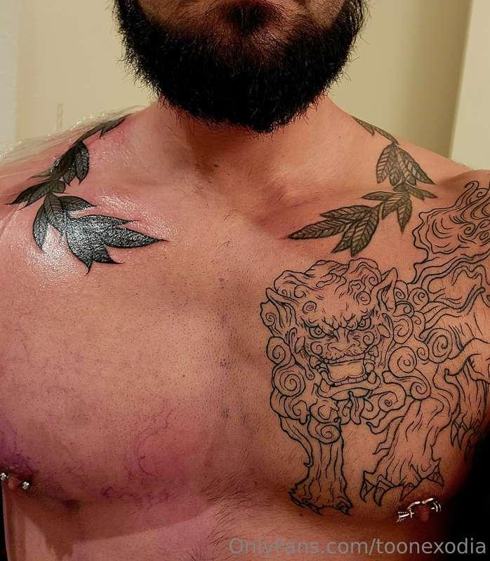 Getting more tats. My tits hurt