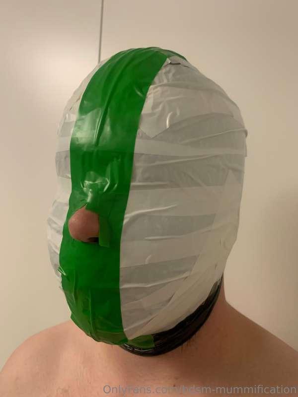 What an amazing evening. Being gagged and head totally wrapp..