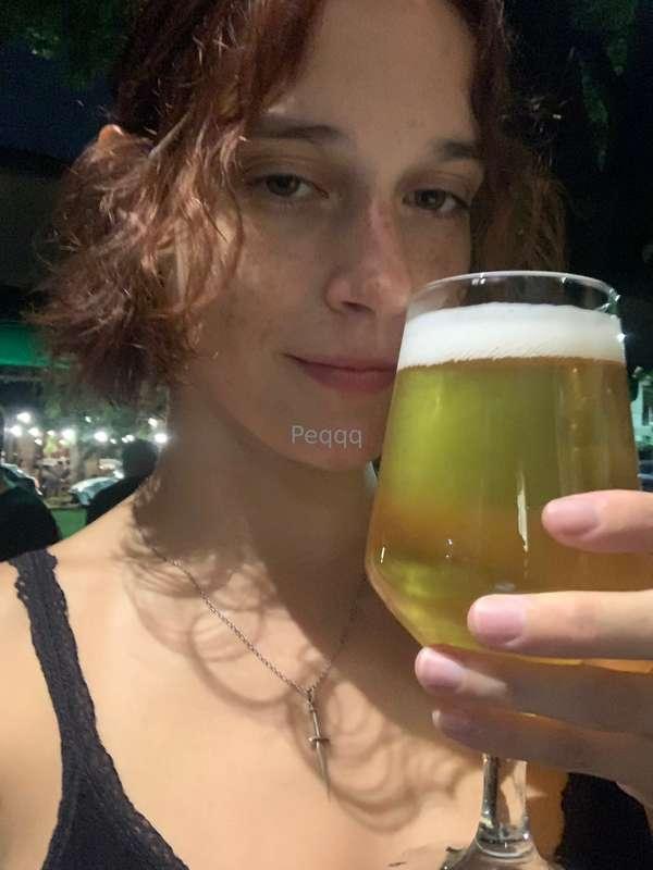 Second beer - last one was a hoppy golden, now Im drinking a..