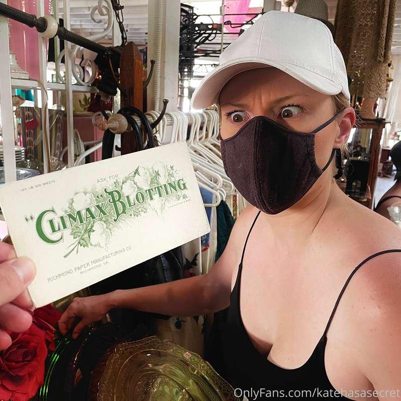 Found this? In an antique store? I hope it's second-hand, an..
