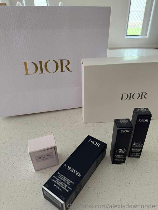Thank you to my subscriber who cheered me up with some Dior ..