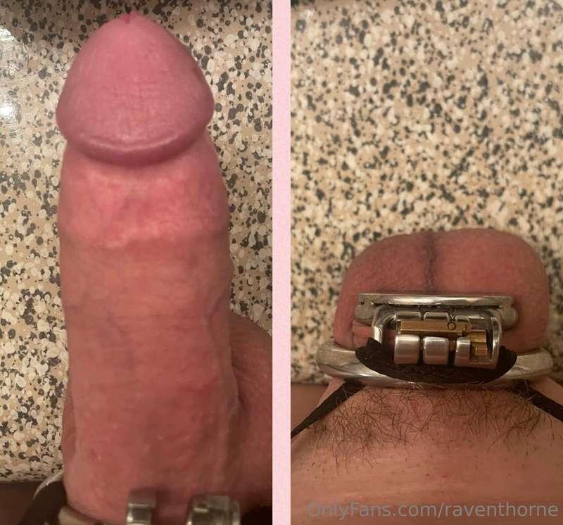 A little before and after of me in my flat cage <3