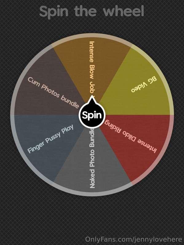 ❤️🔥 ***SEXY SPIN TO WIN*** ❤️🔥
My very first **spin to win**..