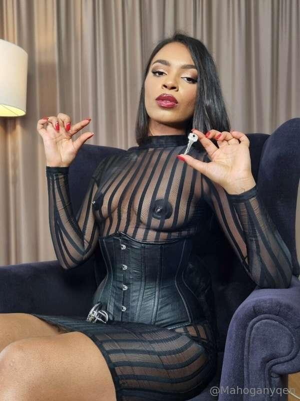 How do you feel being locked in a chastity cage? I'm sure my..