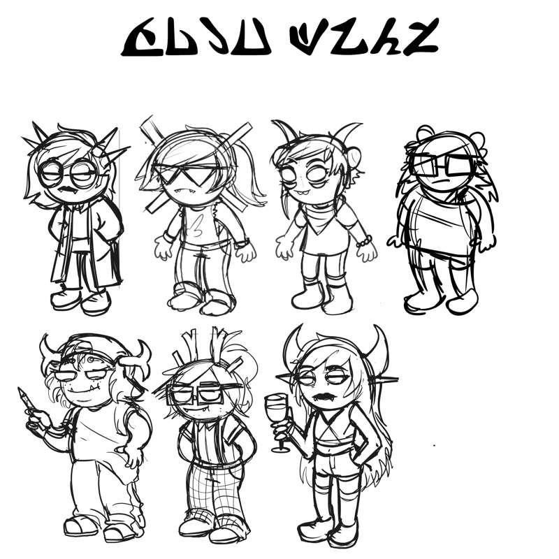 Gold Mine character concepts