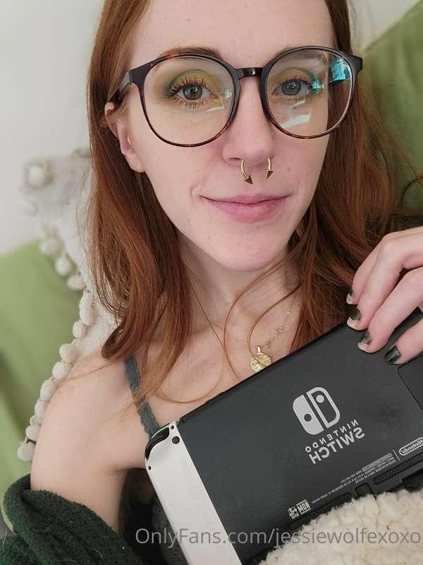 Spending the day playing some games! I'm playing pokemon uni..
