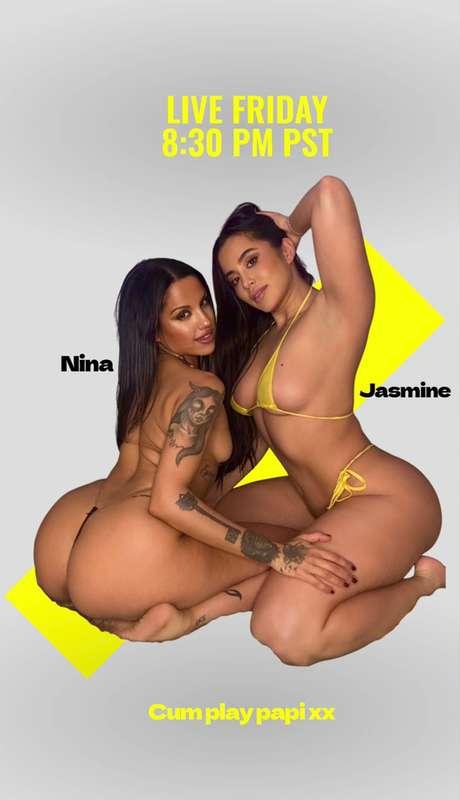 LIVE TOMORO 8:30 PM PST 😈😈😈With my fave pornstar @ninawhitex..
