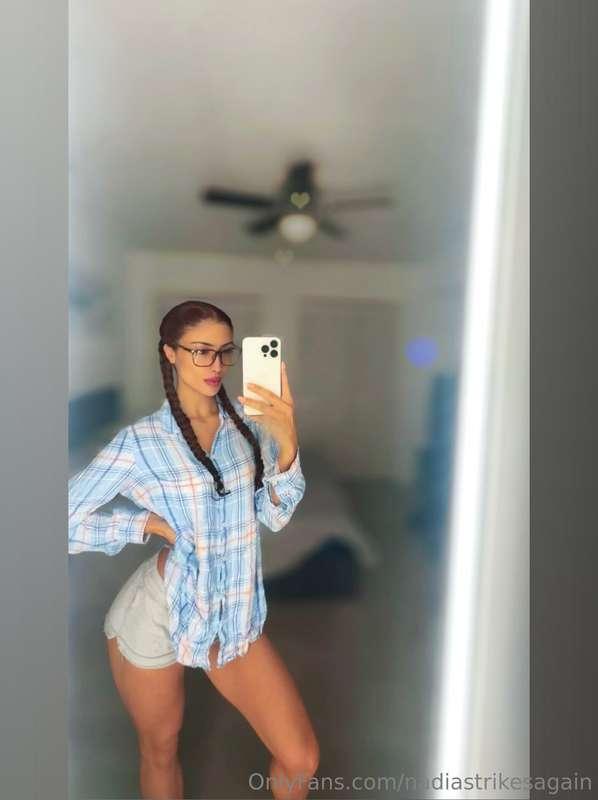 clean mirror but still a load of dirty laundry i need to tac..