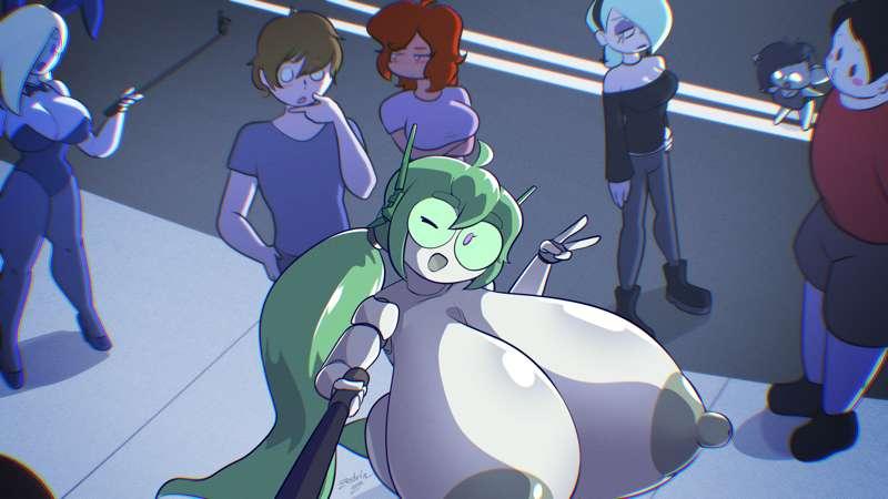[nsfw] Bit Exhibitionist Stream (redraw)